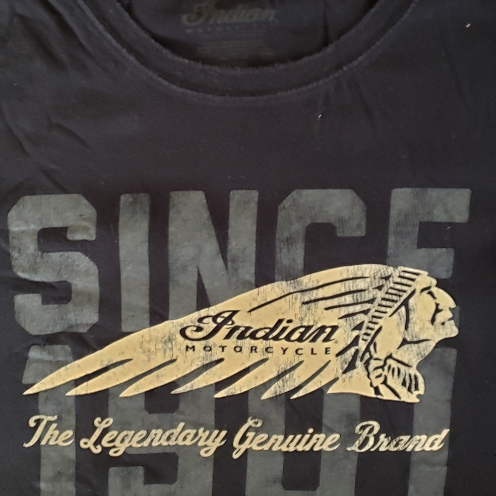 Official Indian Motorcycle Black Graphic T-Shirt
